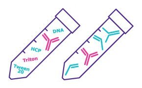 Monoclonal antibody (mAb) based assay families for assessment of process and product impurities