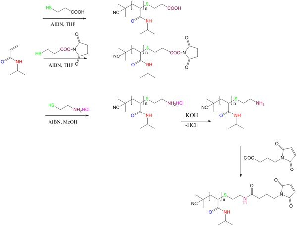 Functionalization using Chain Transfer Agents (CTA)