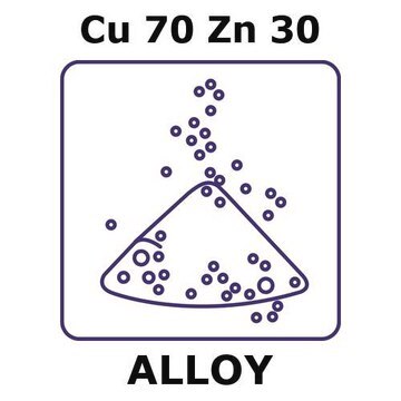 Brass powder, Cu 70%/Zn 30%, max. particle size 100 micron, 0.1_kg, condition atomized