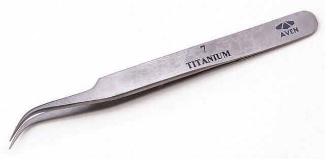 Titanium tweezers Style 7