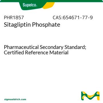 Sitagliptin-Phosphat Pharmaceutical Secondary Standard; Certified Reference Material