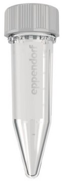 Eppendorf&#174; DNA LoBind tubes tube capacity (5&#160;mL), cap (screw cap), PCR clean, case of 200&#160;ea (2 bags of 100 Tubes each)