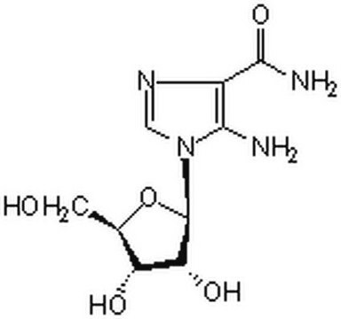 AICA-Ribosid AICA-Riboside, CAS 2627-69-2, is a cell-permeable nucleoside compound whose phosphorylated metabolite activates AMPK and acts as a regulator of de novo purine synthesis.