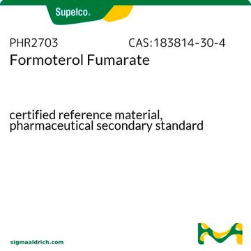 Formoterol Fumarate certified reference material, pharmaceutical secondary standard