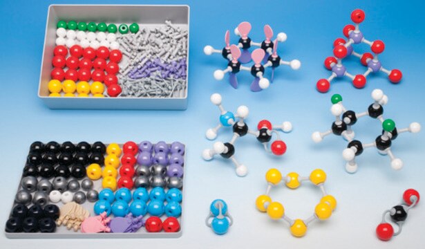 Molymod&#174; molecular model set teacher/researcher set, organic/inorganic