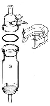 Aldrich&#174; large capacity fritted filter funnel capacity 1&#160;L, joint: ST/NS 29/32