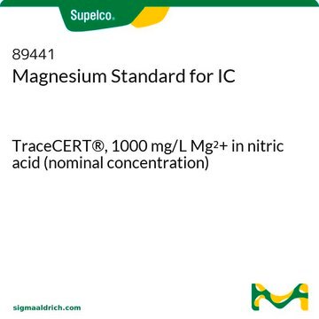 Magnesium Standard für IC TraceCERT&#174;, 1000&#160;mg/L Mg2+ in nitric acid (nominal concentration)