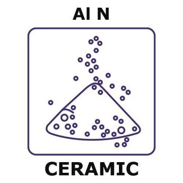 Aluminum nitride powder, mean particle size (fsss) 1.4 micron, weight 20&#160;g, purity 99.5+%