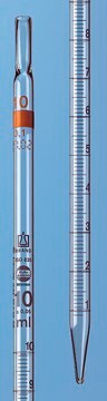 BRAND&#174; SILBERBRAND ETERNA Graduated pipette, Class B, Type 2 2 mL with 0.01 mL graduations, not suitable for cotton plugs