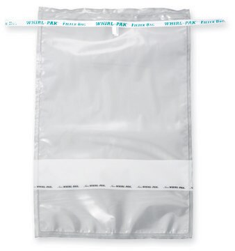 Whirl-Pak&#174; Homogenizer Blender Filter Bag W × L 38&#160;cm × 38&#160;cm , 15" x 15"