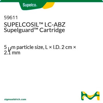 SUPELCOSIL&#8482; LC-ABZ Supelguard&#8482; Kartusche 5&#160;&#956;m particle size, L × I.D. 2&#160;cm × 2.1&#160;mm