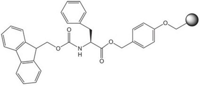 Fmoc-Phe-Wang resin LL (100-200 mesh) Novabiochem&#174;