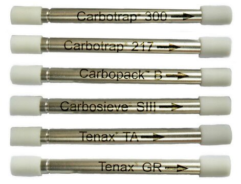 Carbopack&#8482; B stainless steel TD tube, O.D. × L 1/4 × 3 1/2, unconditioned, pkg of 10&#160;ea