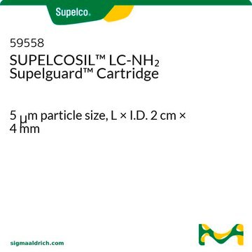 SUPELCOSIL&#8482; LC-NH2 Supelguard&#8482; Cartridge 5&#160;&#956;m particle size, L × I.D. 2&#160;cm × 4&#160;mm