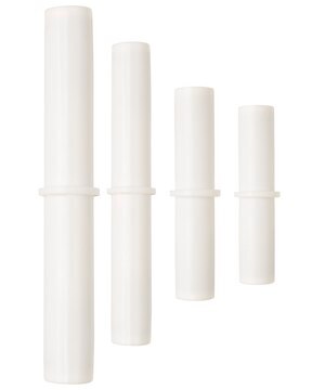 SP Bel-Art&#174; Spinbar&#174; magnetic stir bar cylindrical white PTFE-coated, L × diam. 1.5&#160;in. (38.1&#160;mm) × 0.375&#160;in. (9.5&#160;mm)