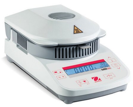 Ohaus&#174; MB-23 and MB-25 moisture analyzers Model MB25, AC/DC input 110 V AC