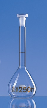 BRAND&#174; BLAUBRAND&#174; ETERNA volumetric flask volume 50&#160;mL, accuracy: 0.08&#160;mL, neck joint: ST/NS 14/23