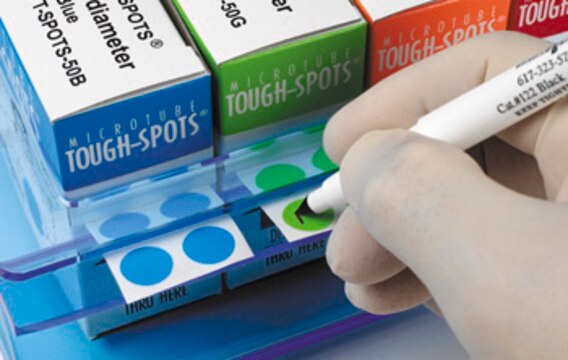 Tough-Tags&#8482; dispensing station holds 5 boxes of Tough-Tags&#8482;