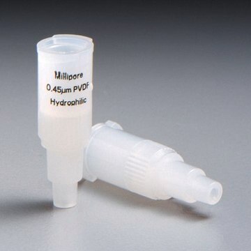 Millex&#174;-PVDF-Spritzenvorsatzfilter pore size 0.22&#160;&#956;m, diam. 4&#160;mm, non-sterile, hydrophilic