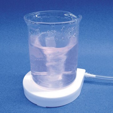 Air-driven turbine magnetic stirrer for stirring vessels up to 1 L, pressure 3-8 psi