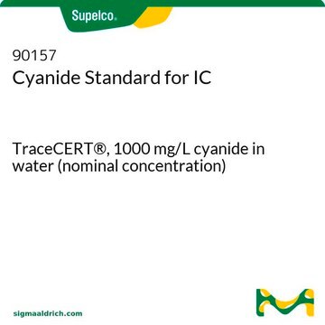 Cyanid Standard für IC TraceCERT&#174;, 1000&#160;mg/L cyanide in water (nominal concentration)