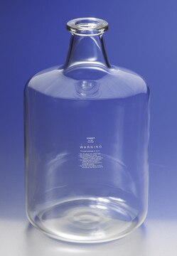 Pyrex&#174; solution bottle capacity 13,250&#160;mL, Bottle shape