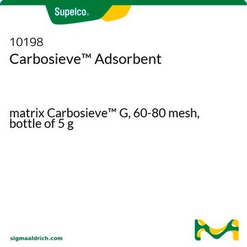 Carbosieve&#8482; Adsorbent matrix Carbosieve&#8482; G, 60-80&#160;mesh, bottle of 5&#160;g