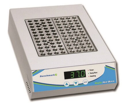 Digital dry bath to hold, four blocks, AC/DC input 230 V AC, EuroPlug