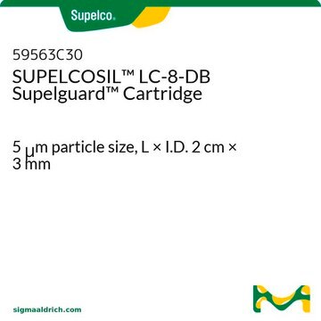 SUPELCOSIL&#8482; LC-8-DB Supelguard&#8482; Kartusche 5&#160;&#956;m particle size, L × I.D. 2&#160;cm × 3&#160;mm