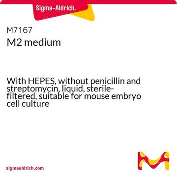 M2 medium With HEPES, without penicillin and streptomycin, liquid, sterile-filtered, suitable for mouse embryo cell culture