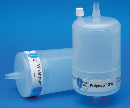 Whatman&#174; Polycap GW encapsulated filter for ground water samples Polycap GW 75, pore size 0.45&#160;&#956;m