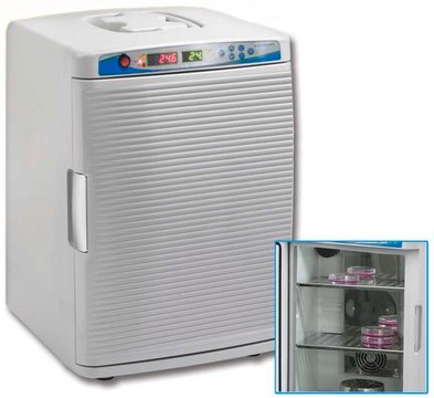 MyTemp&#8482; Mini CO2 Digital Incubator, includes two stainless steel shelves AC/DC input 230 V AC, EuroPlug