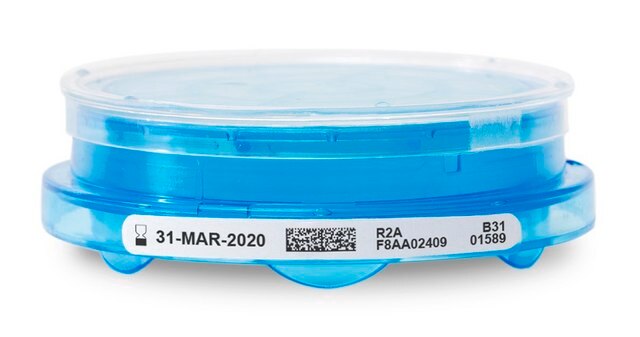 Milliflex Oasis&#174; Culture Media Plate R2A low nutrient media plates for waterborne microorganisms