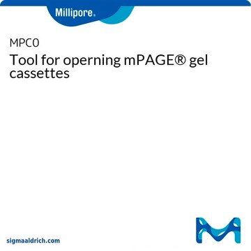 Werkzeug zum Öffnen von mPAGE&#174;-Gelkassetten