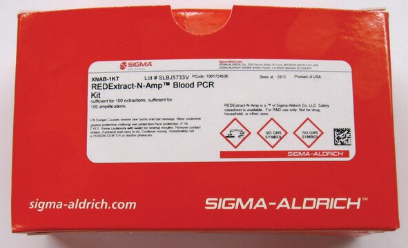 REDExtract-N-Amp&#8482; Blood PCR Kit sufficient for 100&#160;extractions, sufficient for 100&#160;amplifications