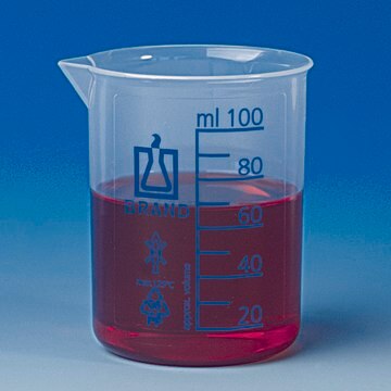 BRAND&#174; PP beaker with spout, low form volume 2000&#160;mL