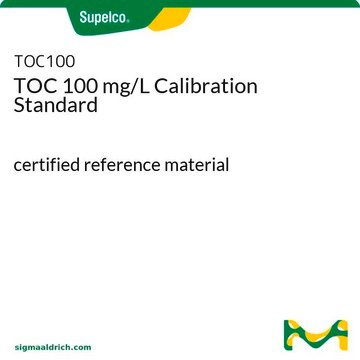 TOC-Kalibrierstandard 100 mg/l certified reference material