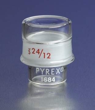 Pyrex&#174; PARR weighing bottle with short length external ST joints capacity 4&#160;mL