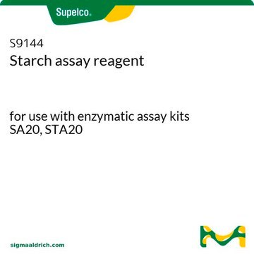 Stärken-Assay-Reagenz for use with enzymatic assay kits SA20, STA20