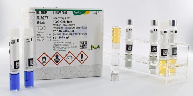 TOC-Küvettentest photometric, 5.0-80.0&#160;mg/L (TOC), Spectroquant&#174;