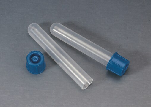 Test tubes plastic polystyrene tube, non-sterile, without cap