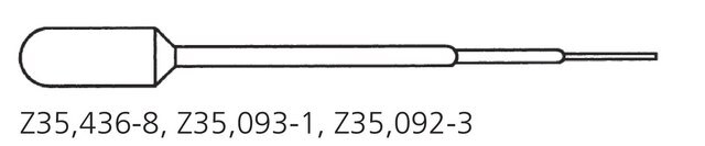 Vollpipette, Polyethylen fine tip extended, large bulb, draw 3.0&#160;mL, non-sterile