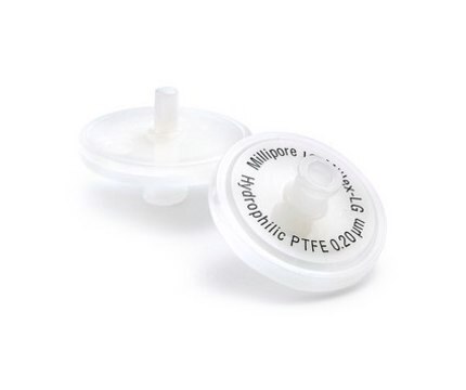 Millex&#174; hydrophilic PTFE syringe filter pore size 0.45&#160;&#956;m, diam. 13&#160;mm, non-sterile