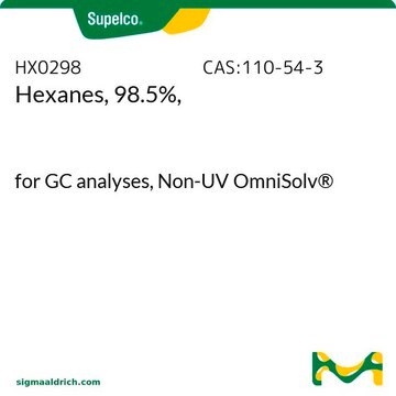 Hexanes, 98.5%, for GC analyses, Non-UV OmniSolv&#174;