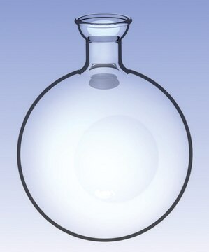 Ace receiving flask, capacity 1000&#160;mL, joint: ST/NS 35/20, plastic-coated glass