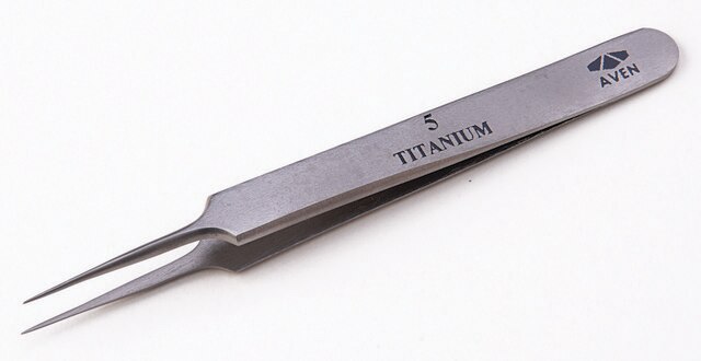 Titanium tweezers Style 5