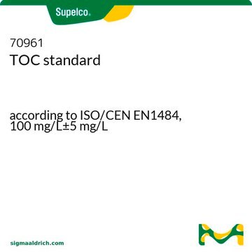 TOC-Standard according to ISO/CEN EN1484, 100&#160;mg/L±5&#160;mg/L