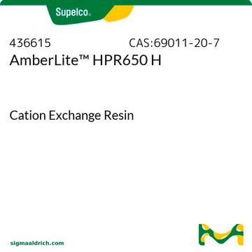 AmberLite&#8482; HPR650 H Cation Exchange Resin