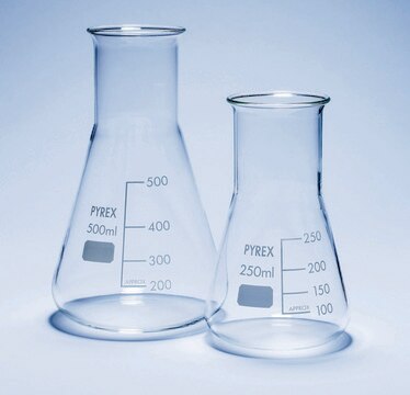 Pyrex&#174; Erlenmeyer flask, wide neck, with printed trace code capacity 500&#160;mL