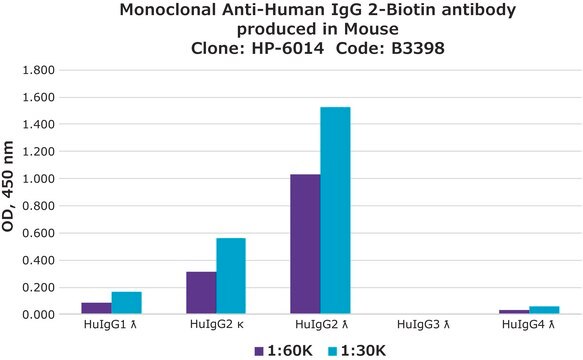 Anti-Human IgG2&#8722;Biotin antibody, Mouse monoclonal clone HP-6014, purified from hybridoma cell culture